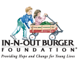 In-N-Out Burger Foundation logo - Providing Hope and Change for Young Lives